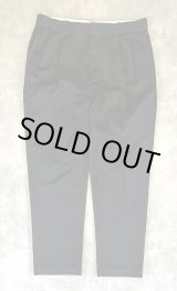 画像: 80'S DICKIES チビタグ ツープリーツ ワークパンツ ブラック USA製 (VINTAGE)