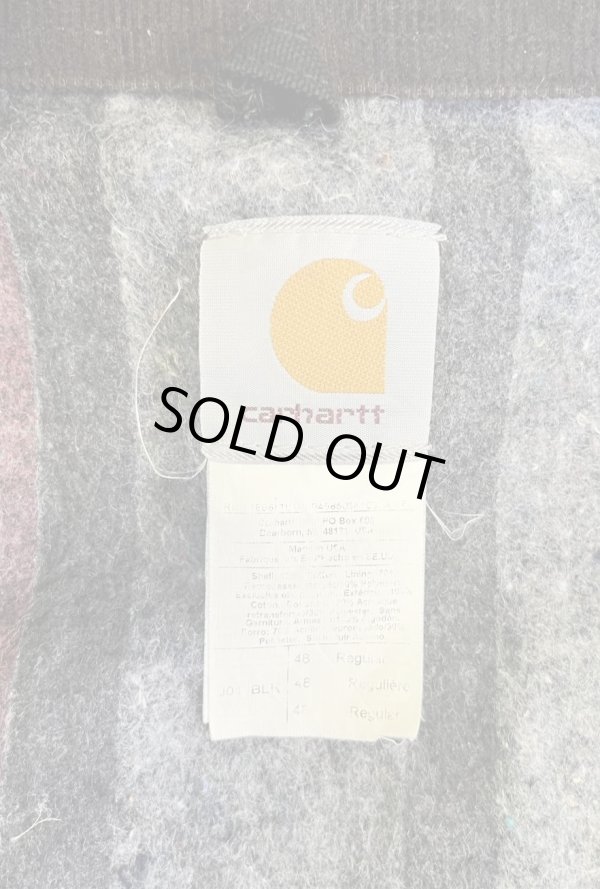 画像2: 00'S CARHARTT "DETROIT JACKET" 裏地ブランケット ダックジャケット ブラック USA製 (VINTAGE)