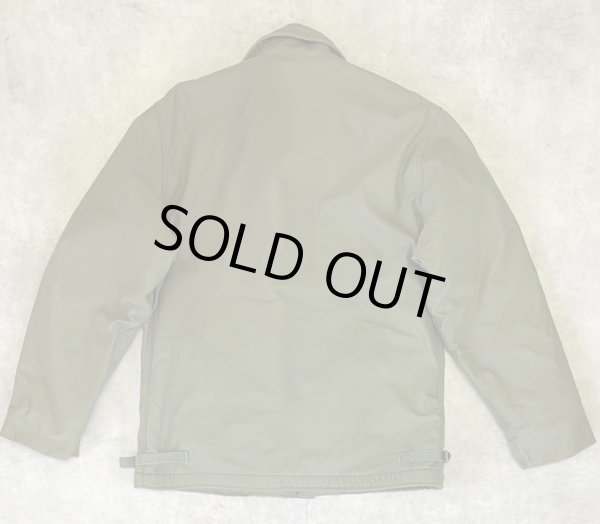 画像5: 70'S アメリカ軍 US NAVY "A-2" 背面ステンシル デッキジャケット ミリタリーグリーン (VINTAGE)