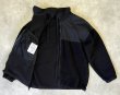 画像3: アメリカ軍 US NAVY ECWCS GENII NWUパーカー用 フリースジャケット ブラック M-SHORT (VINTAGE)