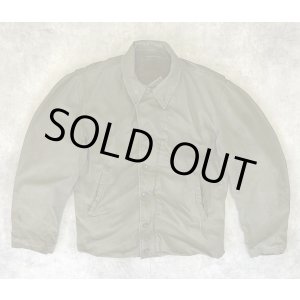 画像: 40'S アメリカ軍 US NAVY "N-4" 裏地ウール ステンシル入り デッキジャケット CONMARコの字留めジップ (VINTAGE)