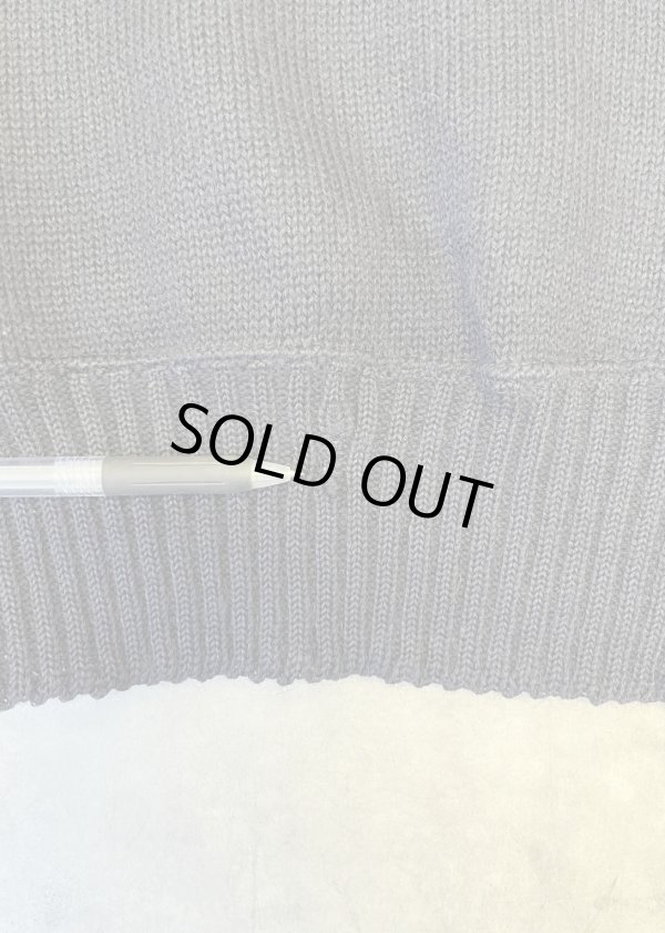 画像4: 50'S アメリカ軍 US NAVY ウール モックネック ゴブセーター ダークネイビー (VINTAGE) 