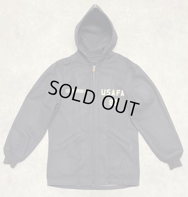 画像1: 80'S アメリカ軍 USAFA 82 "OSTWALD" ウール カデットコート ブラック USA製 (VINTAGE)