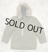 画像: 70'S アメリカ軍 USAF "MIL-J-6279H(1)" コヨーテファー 背面ステンシル N-3B SCOVILLジップ (VINTAGE)