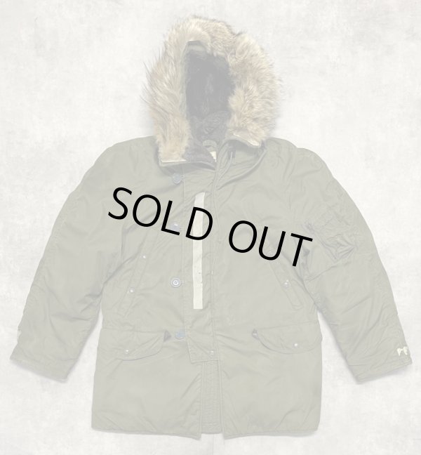 画像1: 70'S アメリカ軍 USAF "MIL-J-6279H(1)" コヨーテファー 背面ステンシル N-3B SCOVILLジップ (VINTAGE)