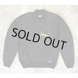 画像: 60'S CHAMPION プロダクツタグ モックネック スウェットシャツ ブラック USA製 (VINTAGE)