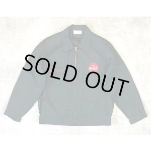 画像: 70'S RIVERSIDE MASTERBILT レーヨン ドリズラージャケット ダークグリーン TALONジップ (DEADSTOCK)