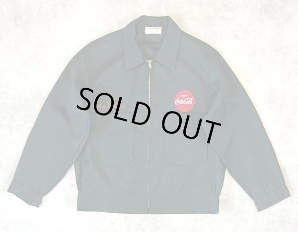 画像1: 70'S RIVERSIDE MASTERBILT レーヨン ドリズラージャケット ダークグリーン TALONジップ (DEADSTOCK)