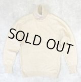 画像: 70'S PURITAN カシミア100% タートルネック セーター ベージュ スコットランド製 (VINTAGE) 