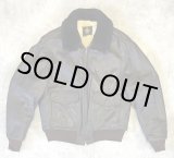 画像: 70'S GOLDEN BEAR 黒タグ 裏地ムートン G-1 レザー フライトジャケット TALONジップ (VINTAGE)