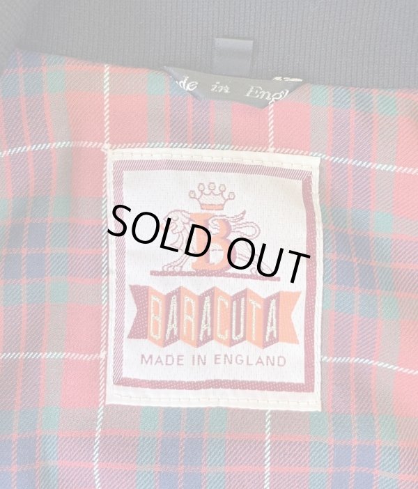 画像2: 90'S BARACUTA G9 ハリントンジャケット OPTIジップ ブラック イングランド製 (VINTAGE)