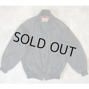 画像: 90'S BARACUTA G9 ハリントンジャケット OPTIジップ ブラック イングランド製 (VINTAGE)