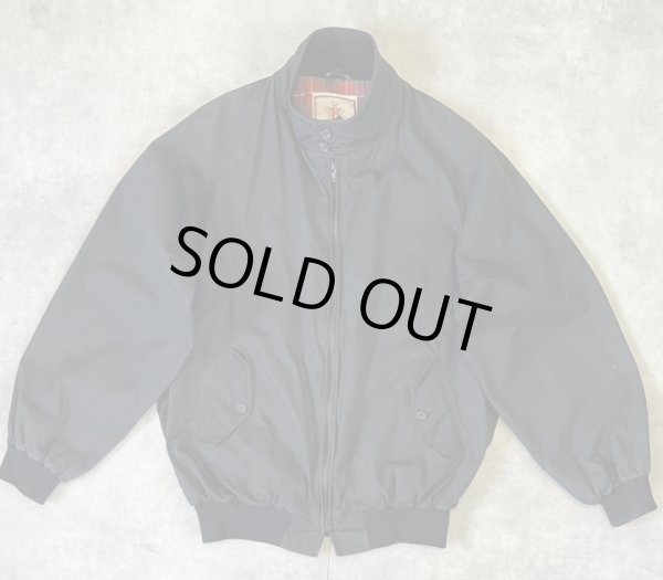 画像1: 90'S BARACUTA G9 ハリントンジャケット OPTIジップ ブラック イングランド製 (VINTAGE)