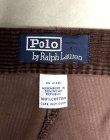 画像2: 90'S RALPH LAUREN "ボックスロゴ" ツープリーツ 太畝コーデュロイパンツ ブラウン (VINTAGE)