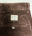 画像4: 90'S RALPH LAUREN "ボックスロゴ" ツープリーツ 太畝コーデュロイパンツ ブラウン (VINTAGE)