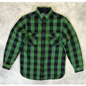 画像: 90'S RALPH LAUREN フランネル 長袖 ワークシャツ チェック柄 (VINTAGE)