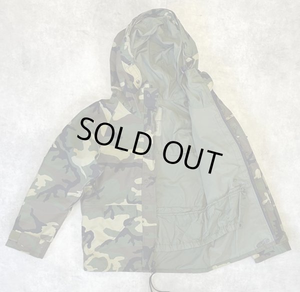 画像3: アメリカ軍 US ARMY ECWCS "GEN1後期モデル" GORE-TEX パーカー ウッドランドカモ S-SHORT (VINTAGE)