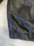 画像5: 90'S PERRY ELLIS PORTFOLIO ラムスキン 裏地キルティング レザージャケット ブラック (VINTAGE)