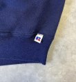 画像3: 90'S RUSSELL ATHLETIC 前Vガゼット付き クルーネック スウェットシャツ ネイビー USA製 (VINTAGE)