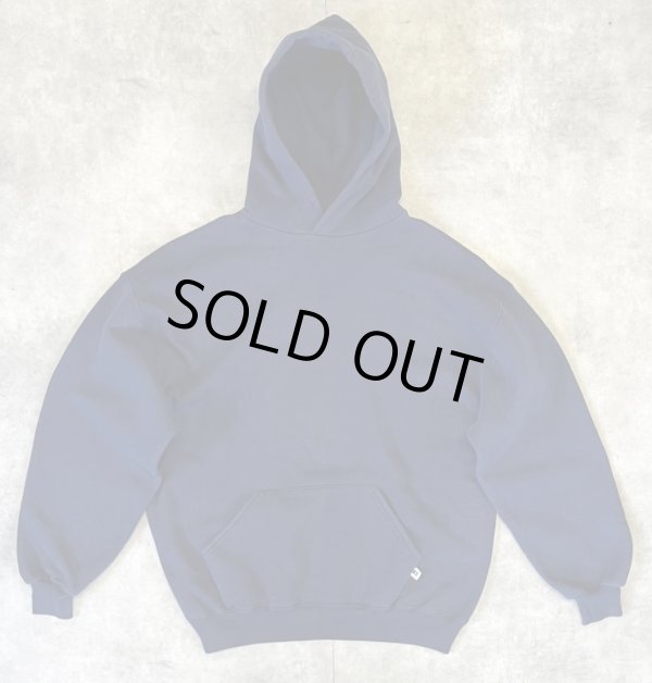 画像1: 90'S RUSSELL ATHLETIC プルオーバー スウェットパーカー ネイビー USA製 (VINTAGE)