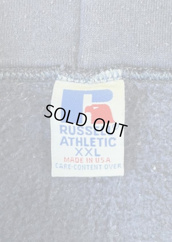 画像2: 90'S RUSSELL ATHLETIC フルジップ スウェットパーカー ネイビー USA製 (VINTAGE)