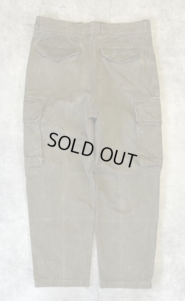 画像3: 50'S フランス軍 M47 後期型 ヘリンボーンツイル フィールドパンツ カーキ 23 (VINTAGE)