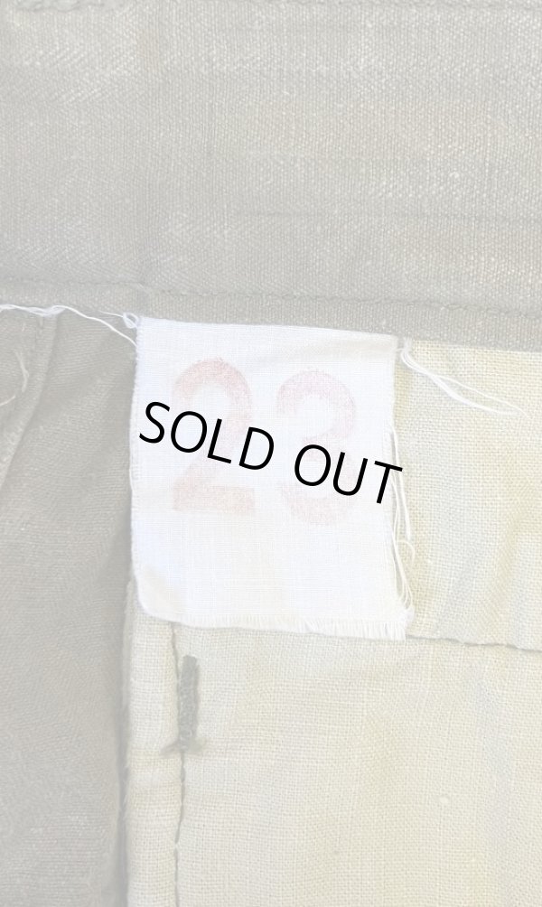 画像2: 50'S フランス軍 M47 後期型 ヘリンボーンツイル フィールドパンツ カーキ 23 (VINTAGE)