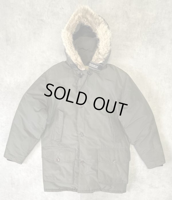 画像1: 90'S WOOLRICH "ARCTIC PARKA" リアルコヨーテファー グースダウンジャケット オリーブ USA製 (VINTAGE)