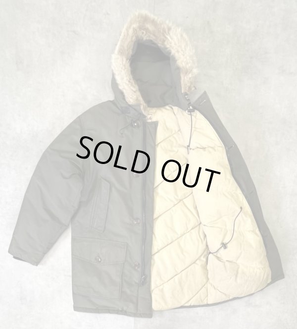 画像3: 90'S WOOLRICH "ARCTIC PARKA" リアルコヨーテファー グースダウンジャケット オリーブ USA製 (VINTAGE)