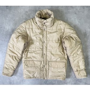 画像: 80'S THE NORTH FACE 茶タグ 中綿入りジャケット ベージュ USA製 (VINTAGE)