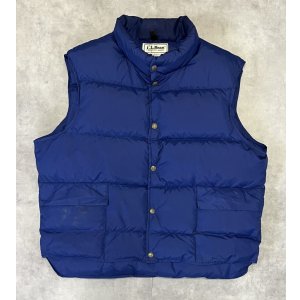 画像: 80'S LL Bean グースダウン ダウンベスト ネイビー USA製 (VINTAGE)