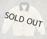 画像: 80'S LL Bean バイカラー デニムジャケット ダークグリーン/ナチュラル USA製 (VINTAGE)