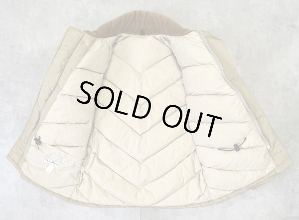 画像5: 70'S LL Bean "TMタグ" 襟コーデュロイ グースダウンジャケット タン USA製 (VINTAGE)