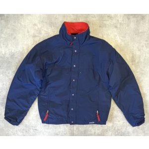画像: 80'S PATAGONIA "SYNCHLLA CIRQUE JACKET" 旧タグ 裏地シンチラ ナイロンジャケット ネイビー USA製 (VINTAGE)
