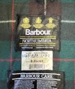 画像2: 90'S BARBOUR 3クレスト "NORTHUMBRIA" 旧タグ 裏地ウール フード付き オイルドジャケット オリーブ イングランド製 (VINTAGE)