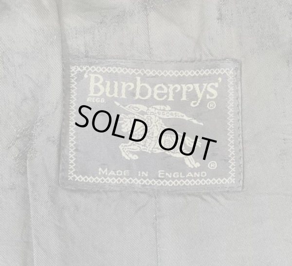 画像2: 90'S BURBERRYS ウール/カシミア バルマカーンコート ネイビー イングランド製 (VINTAGE)