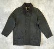 画像1: 90'S BARBOUR 3クレスト "BEAUFORT" 旧タグ オイルドジャケット オリーブ イングランド製 (VINTAGE)
