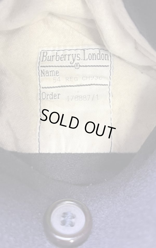 画像4: 90'S BURBERRYS ウール/カシミア バルマカーンコート ネイビー イングランド製 (VINTAGE)