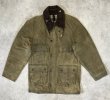 画像1: 90'S BARBOUR 3クレスト "4POCKET BEDALE"  旧タグ オイルドジャケット オリーブ イングランド製 (VINTAGE)
