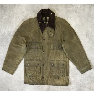 画像: 90'S BARBOUR 3クレスト "4POCKET BEDALE" 旧タグ オイルドジャケット オリーブ イングランド製 (VINTAGE)