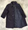 画像5: 90'S BURBERRYS ウール/カシミア バルマカーンコート ネイビー イングランド製 (VINTAGE)