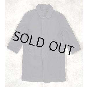 画像: 90'S BURBERRYS ウール/カシミア バルマカーンコート ネイビー イングランド製 (VINTAGE)