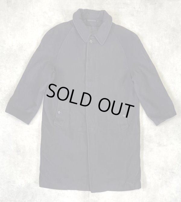 画像1: 90'S BURBERRYS ウール/カシミア バルマカーンコート ネイビー イングランド製 (VINTAGE)