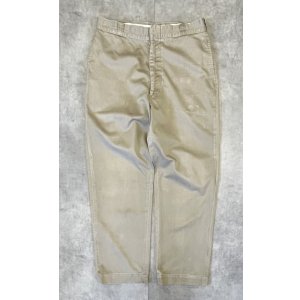 画像: 60'S アメリカ軍 US ARMY コットン100% チノパンツ SCOVILL製アルミジップ (VINTAGE)