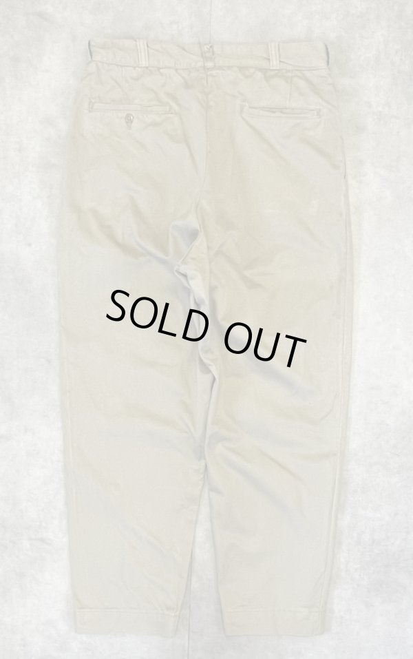 画像4: 60'S アメリカ軍 US ARMY コットン100% チノパンツ PRENTICE製ブラスジップ (VINTAGE)