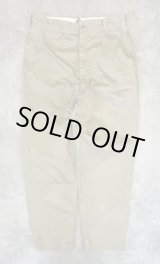 画像: 60'S アメリカ軍 US ARMY コットン100% チノパンツ PRENTICE製ブラスジップ (VINTAGE)