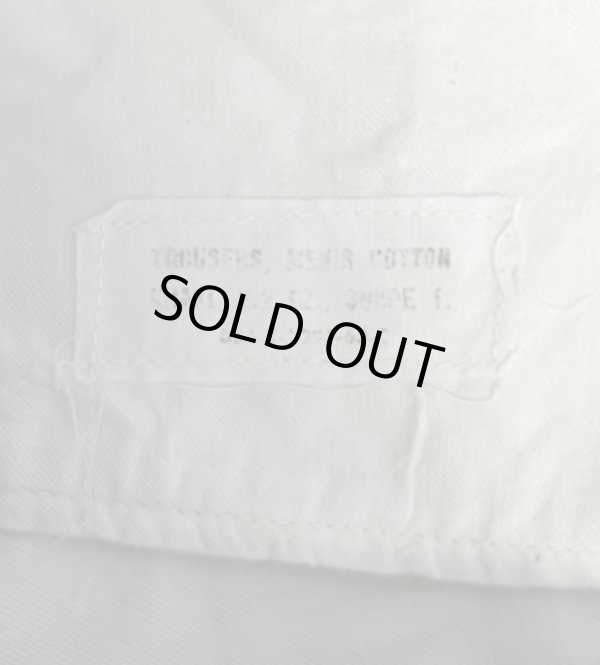 画像2: 60'S アメリカ軍 US ARMY コットン100% チノパンツ PRENTICE製ブラスジップ (VINTAGE)