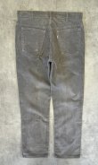 画像4: 80'S LEVIS 519 コーデュロイ グレー 42TALONジップ USA製 W36L30 (VINTAGE)