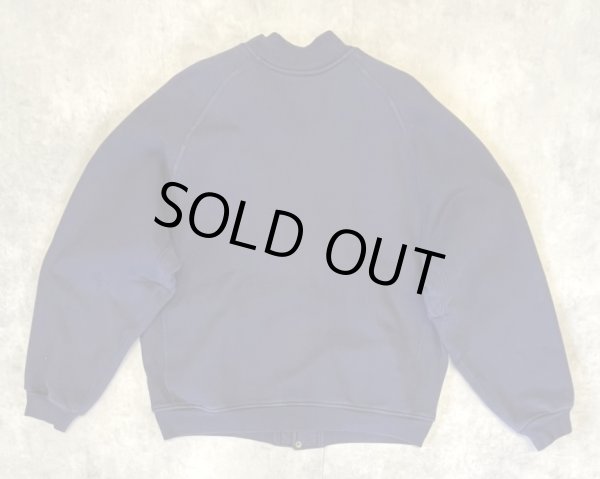 画像6: 90'S RUSSELL ATHLETIC "PRO COTTON" 裏地ナイロン スナップボタン スウェットジャケット ネイビー USA製 (VINTAGE)