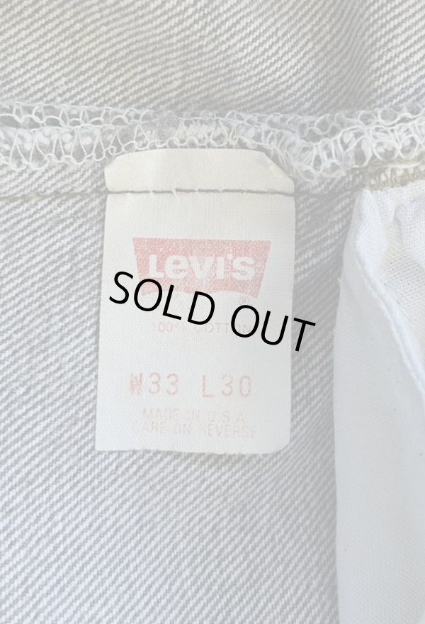 画像2: 90'S LEVIS 501 デニム 先染めブラック W33L30 USA製 (VINTAGE)